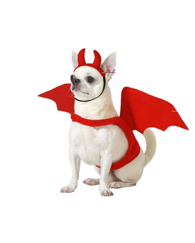 Demonic Costume for Dogs Size S: Turn Your Furry Friend into a Devil
